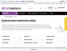 Tablet Screenshot of nuzky-kadernicke.cz